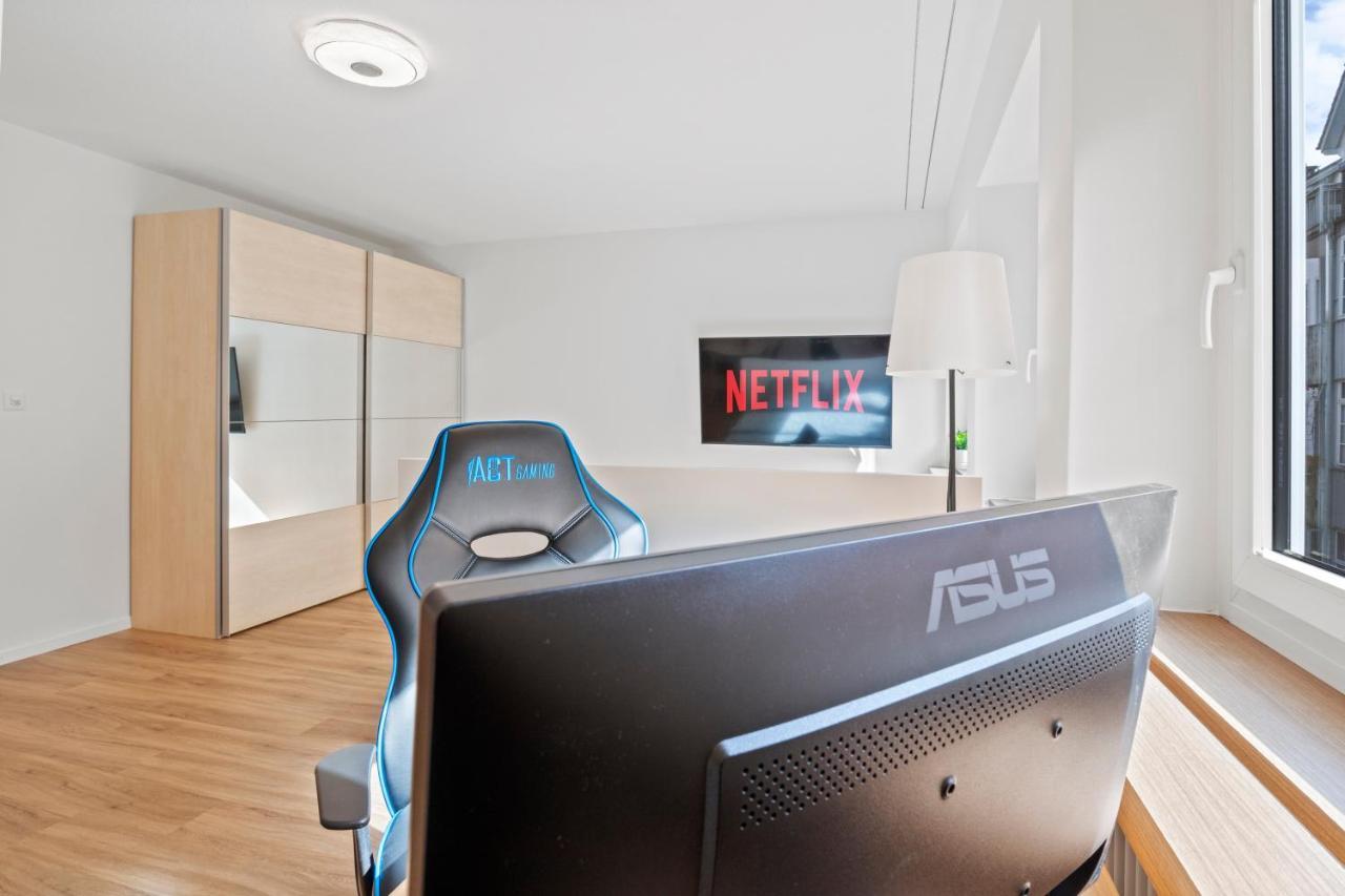 Pearlstay - City Center Twin Bed Workplace Washer Winterthur Exteriér fotografie