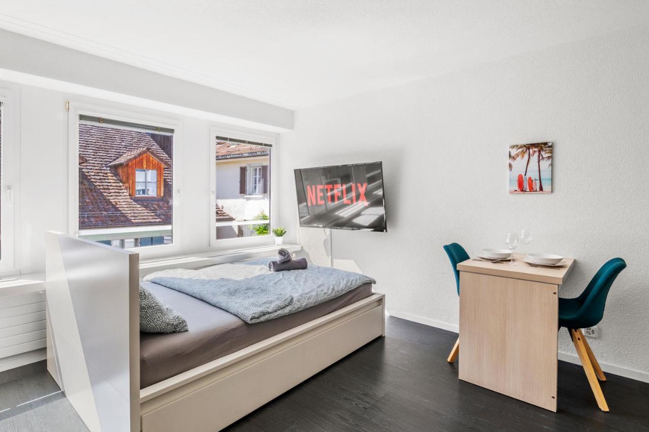 Pearlstay - City Center Twin Bed Workplace Washer Winterthur Exteriér fotografie